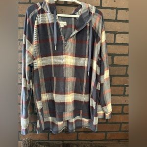 Ladies 1X super soft hoodie.